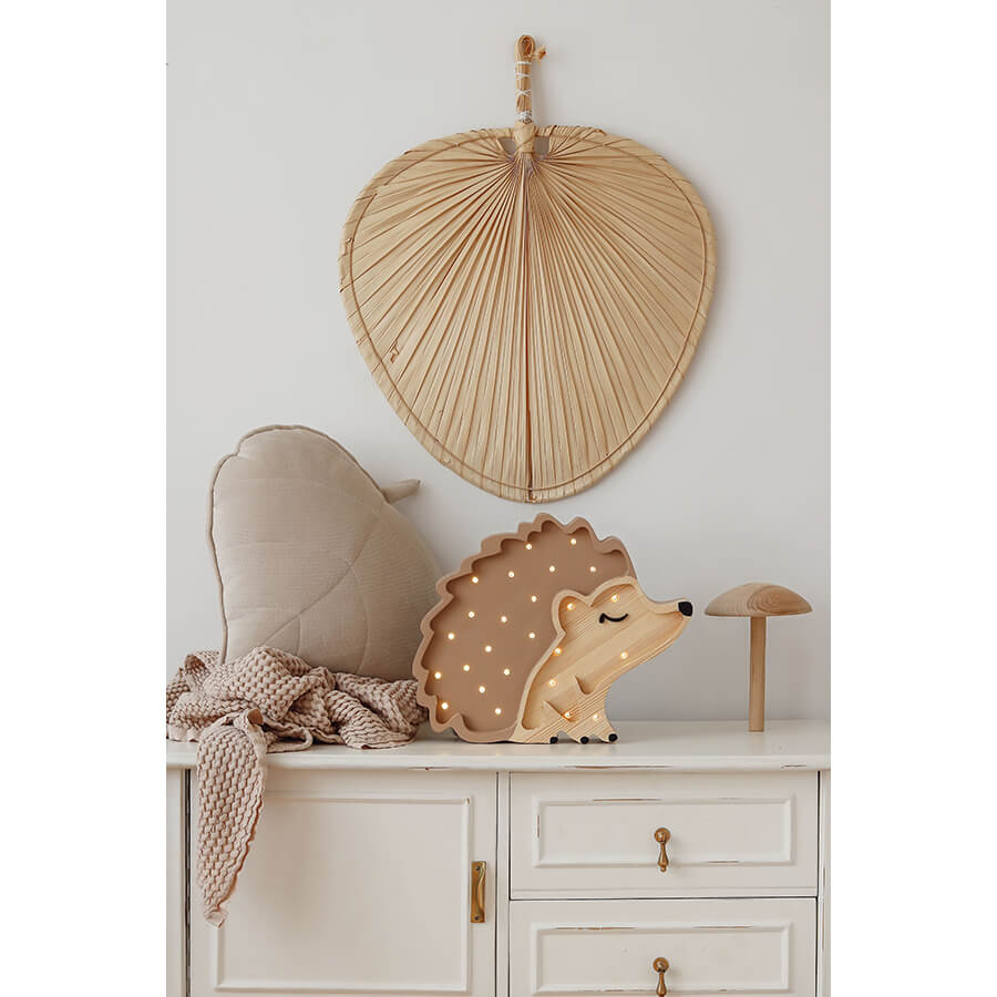 Little Lights - Kinderlampe "Hedgehog Lamp - Autumn Brown"