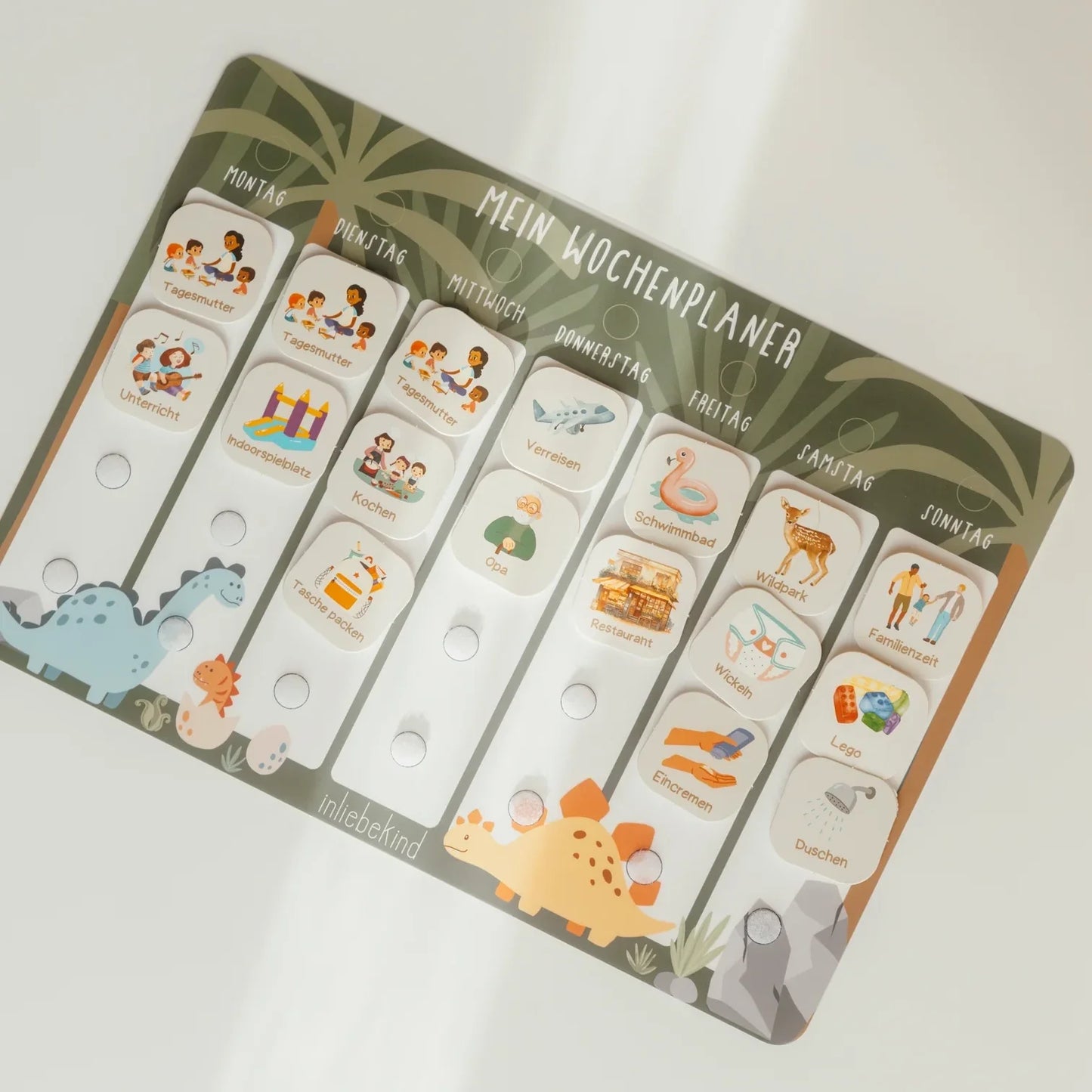 WOCHENPLANER A4 - DINO