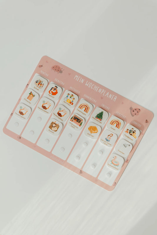 WOCHENPLANER A4 - MARIENKÄFER GLITZER