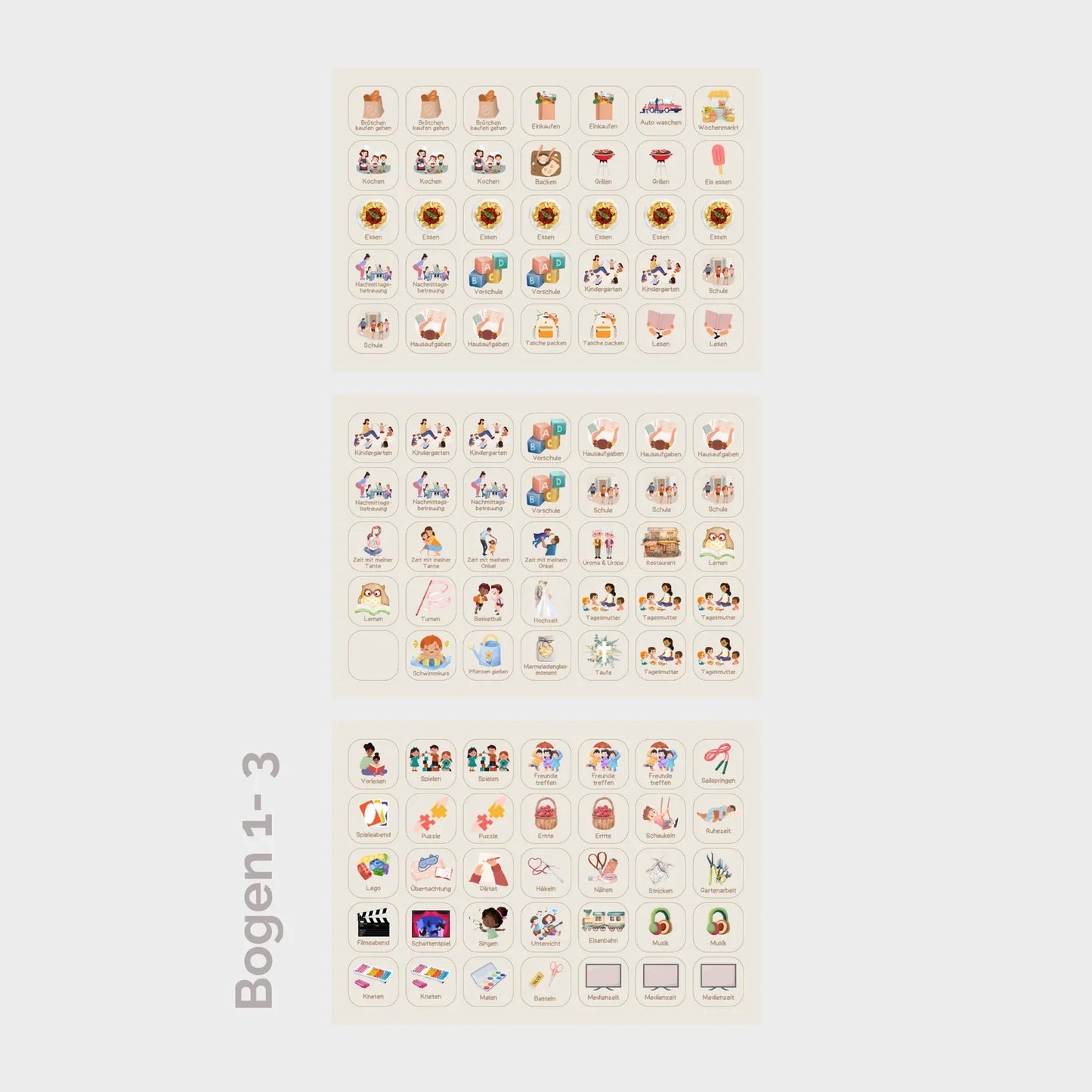 WOCHENPLANER KÄRTCHEN