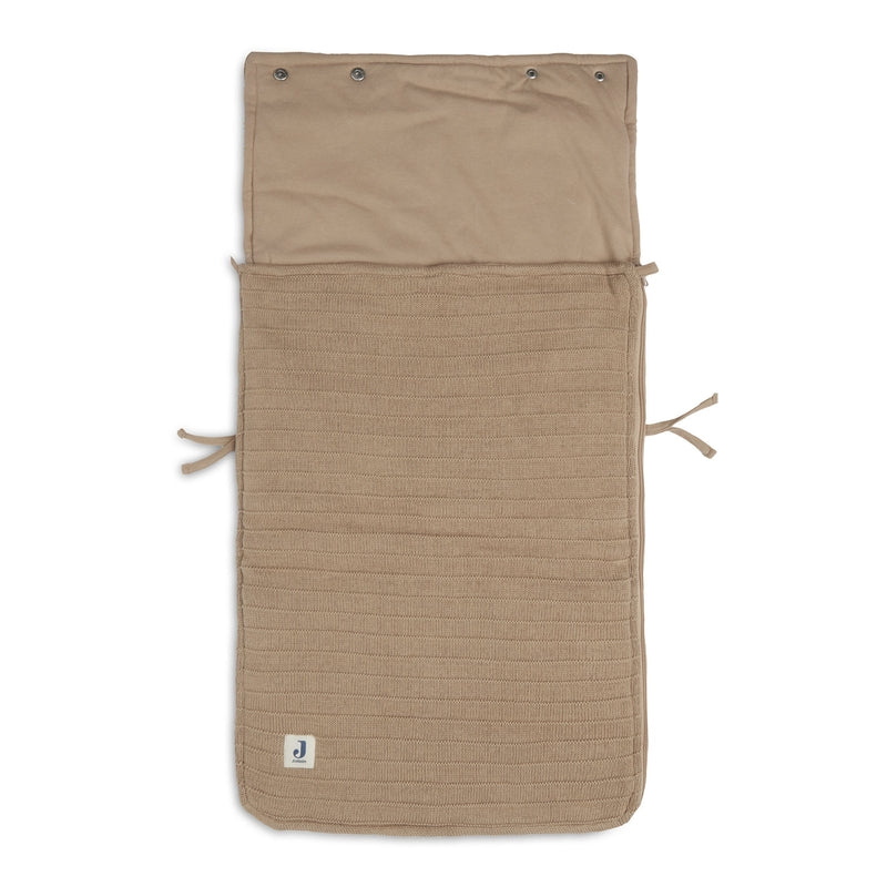 Jollein - Fusssack "Pure Knit" Aus Strick Braun