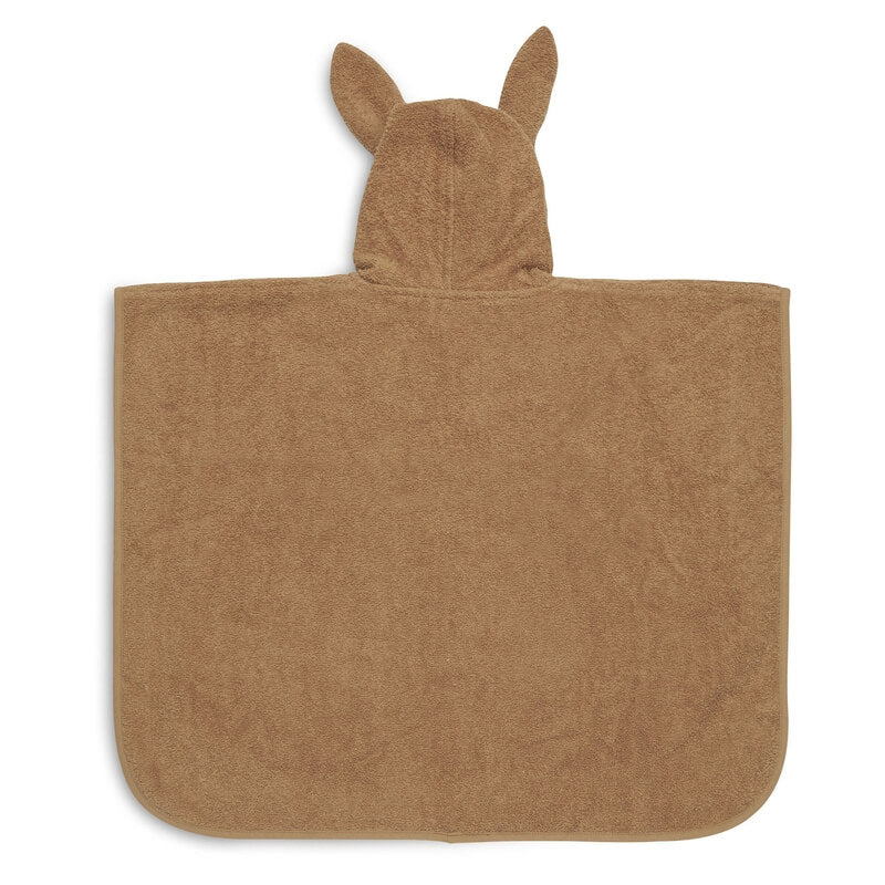 Jollein - Badeponcho "Hase" Braun 1-4 Jahre