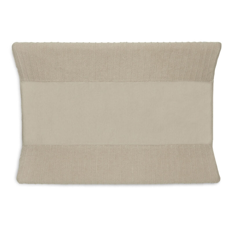 Jollein - Bio Wickelauflagenbezug "Pure Knit" Beige 50x70cm