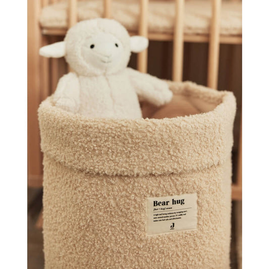 Jollein - Aufbewahrungskorb Bouclé Creme 30x35cm