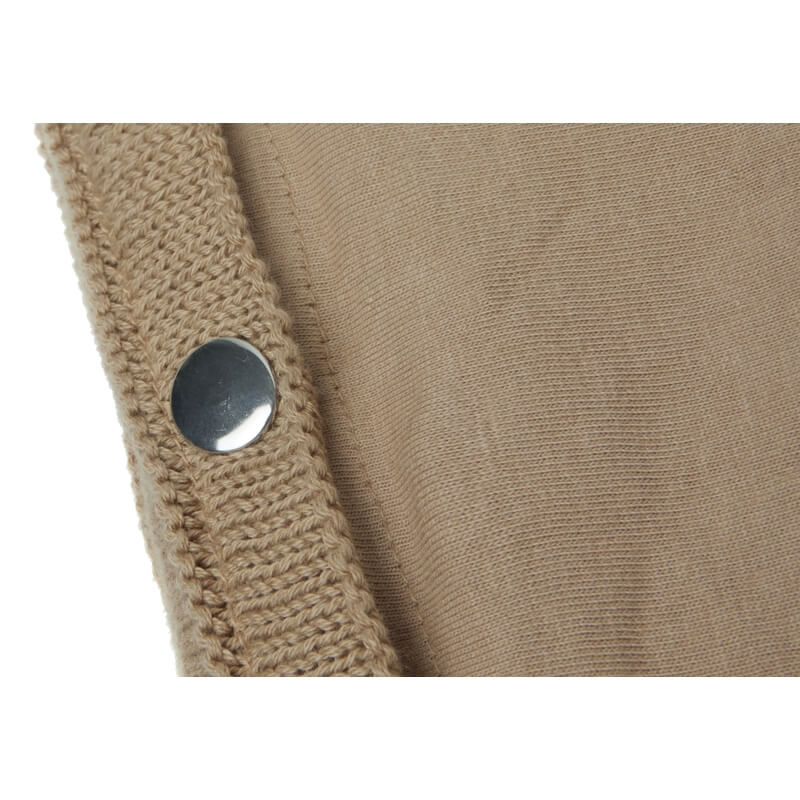 Jollein - Bio Wickelauflagenbezug "Pure Knit" Braun 50x70cm