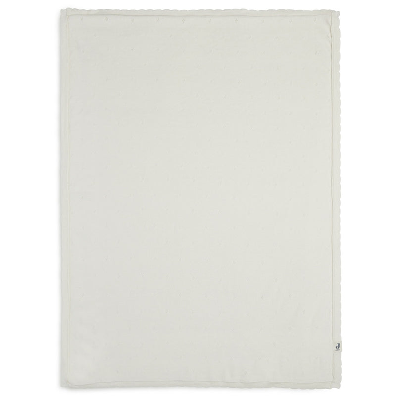 Jollein - Bio Decke "Pointelle" Creme 100x150cm