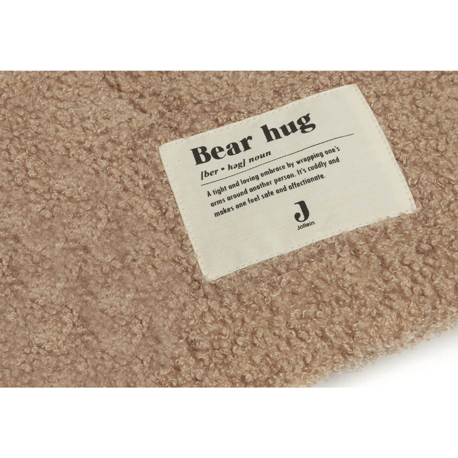 Jollein - Krabbeldecke Bouclé Braun 80x100cm