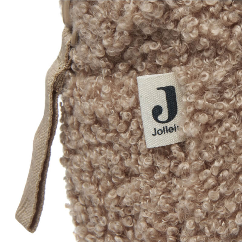 Jollein - Kosmetiktasche "Bouclé" Braun 21cm