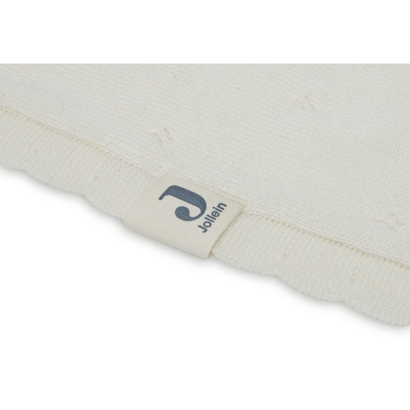 Jollein - Bio Decke "Pointelle" Creme 100x150cm