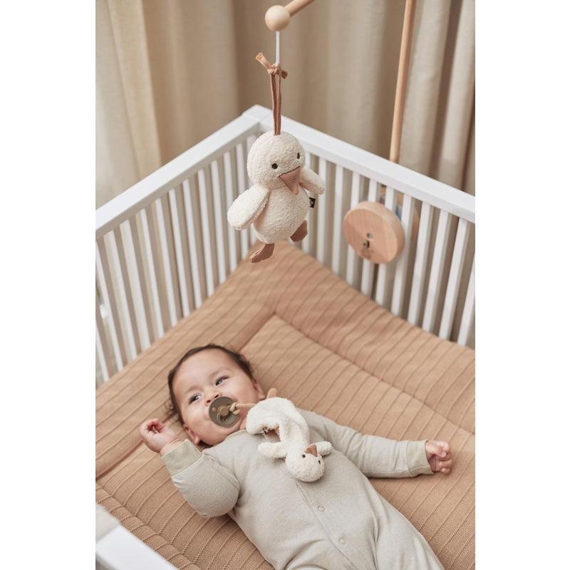 Jollein - Krabbeldecke Strick "Pure Knit" Braun 75x95cm