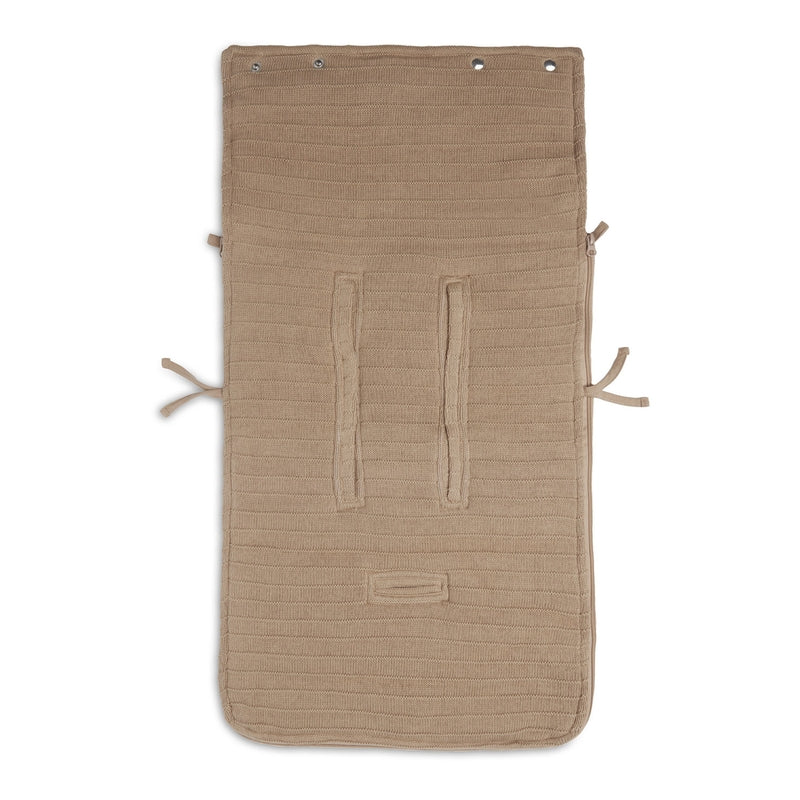 Jollein - Fusssack "Pure Knit" Aus Strick Braun