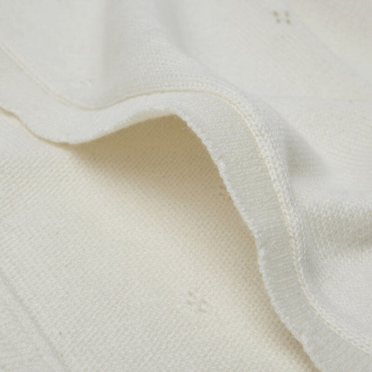 Jollein - Bio Decke "Pointelle" Creme 100x150cm