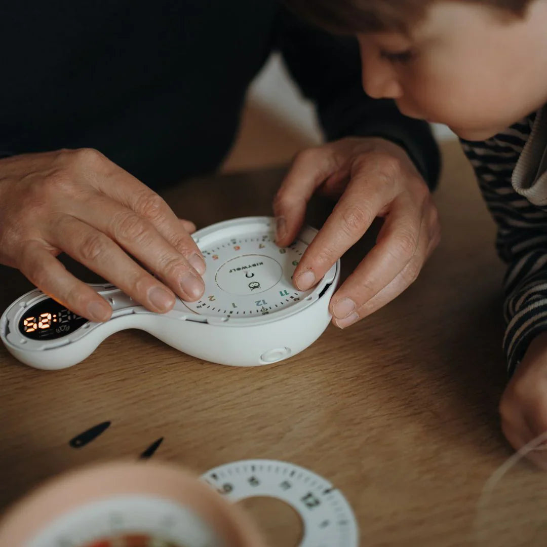 Kidywolf – Kinderwecker Kidyalarm analog & digital, hellblau