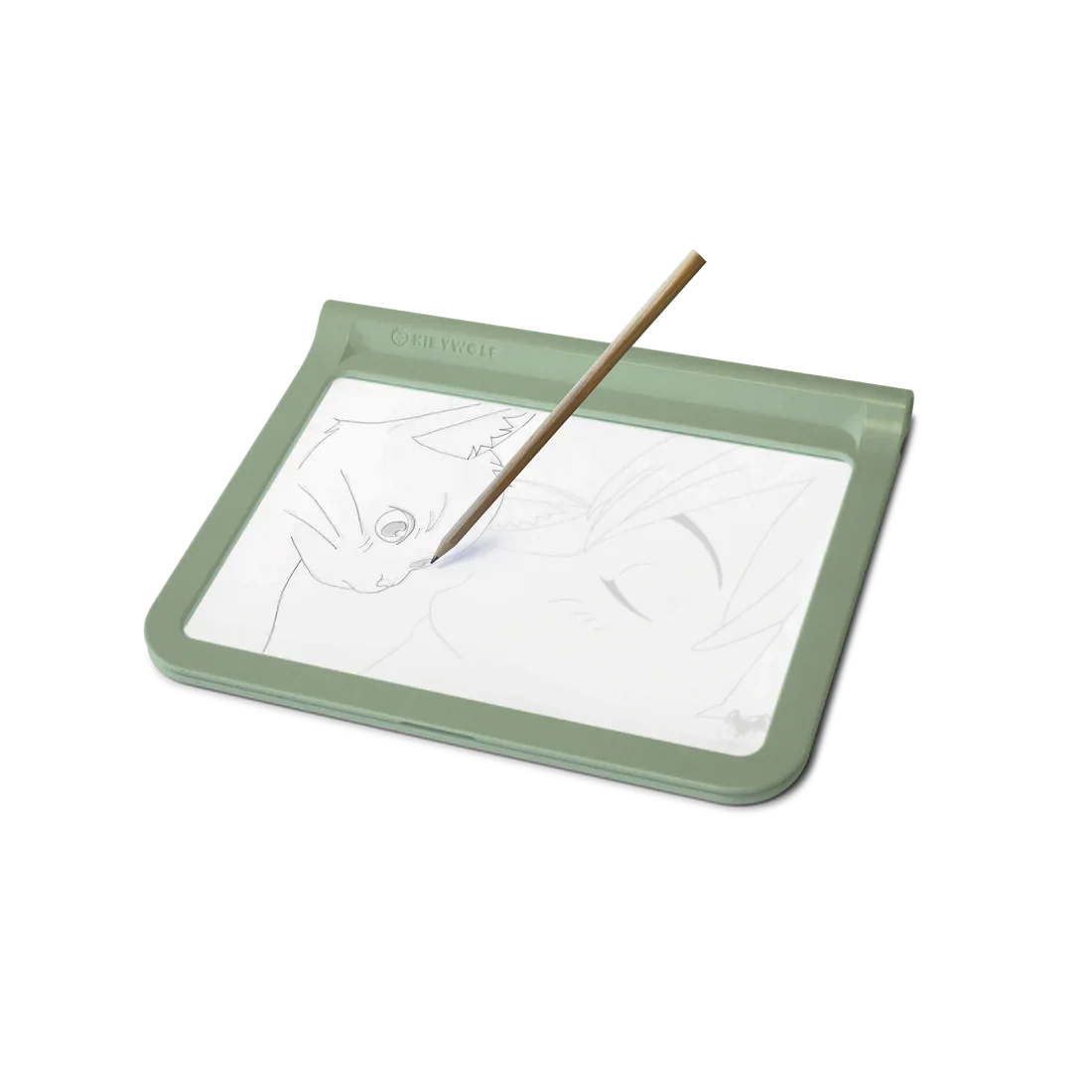 KIDYWOLF Kidydraw Pro – LED Leuchttafel & Maltafel 2-in-1, grün
