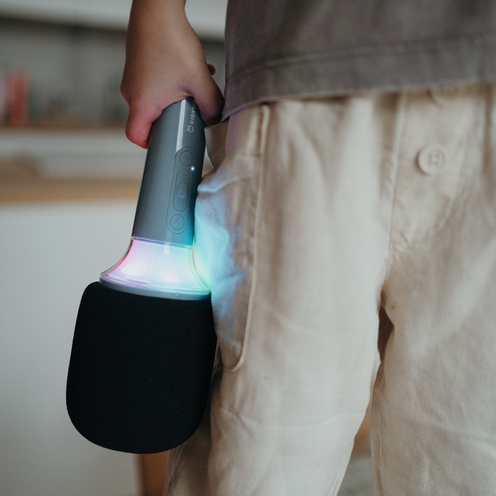 Kidywolf – Kidymic Kinder Mikrofon Bluetooth & mit LED Licht