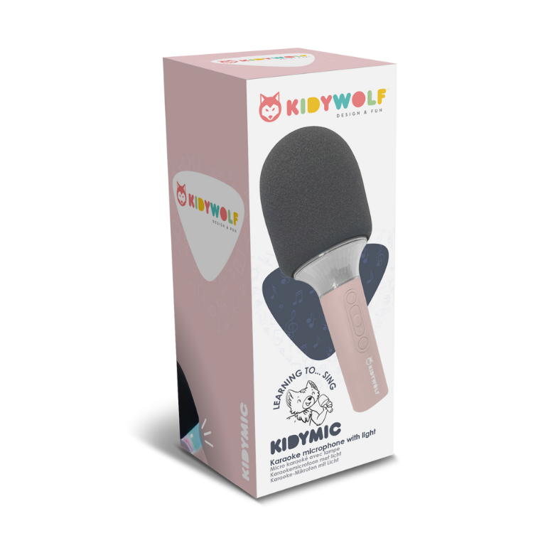Kidywolf – Kidymic Kinder Mikrofon Bluetooth & mit LED Licht
