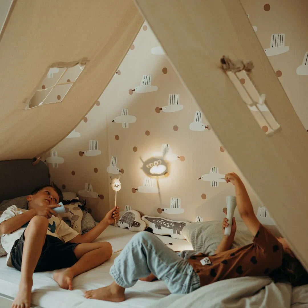 KIDYWOLF Kidyflashlight 3-in-1 Taschenlampe für Kinder – Warmes Licht