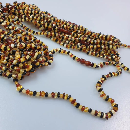 Amber - Kinder Bernsteinkette "Mix", Kette aus Bernstein für Kinder