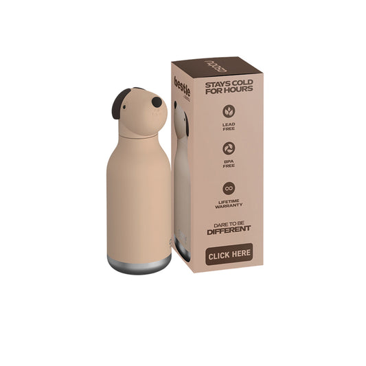 Asobu – Kinder Trinkflasche aus Edelstahl “Bestie Dog”, 460 ml