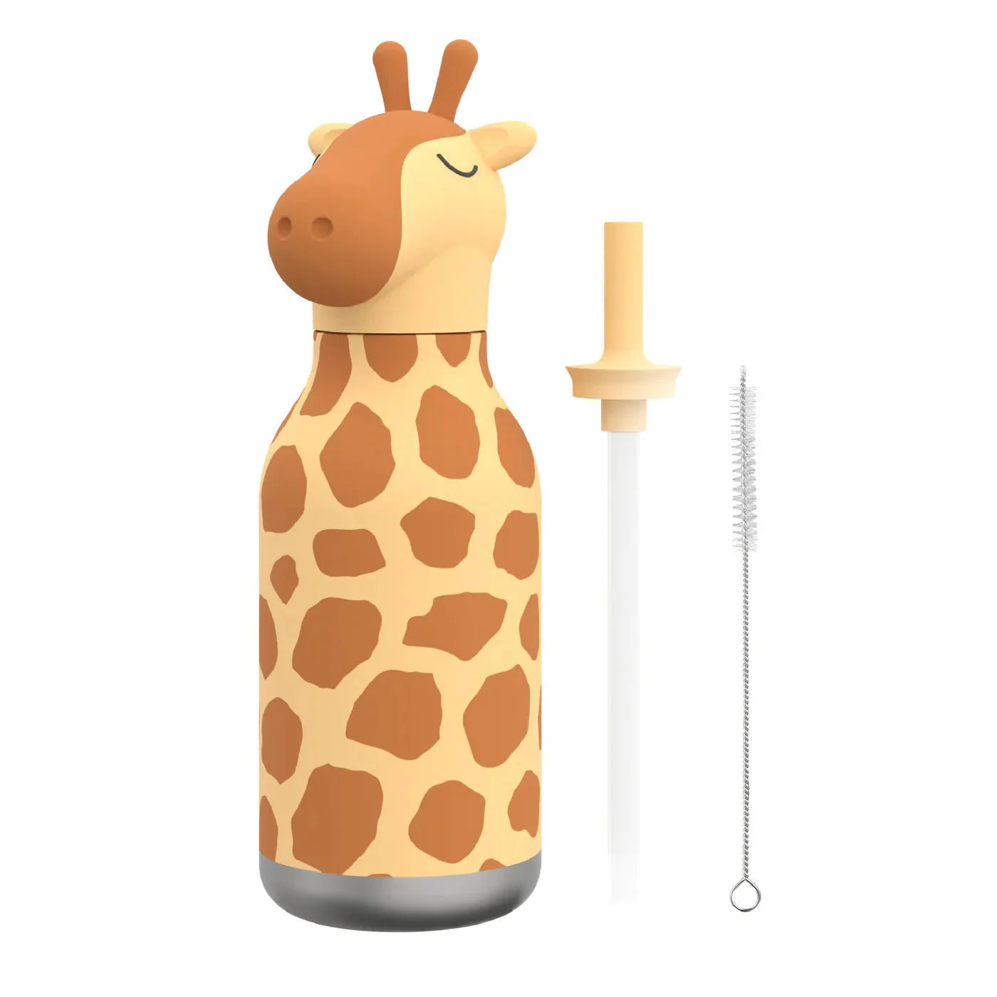 Asobu – Kinder Trinkflasche aus Edelstahl “Bestie Giraffe”, 460 ml
