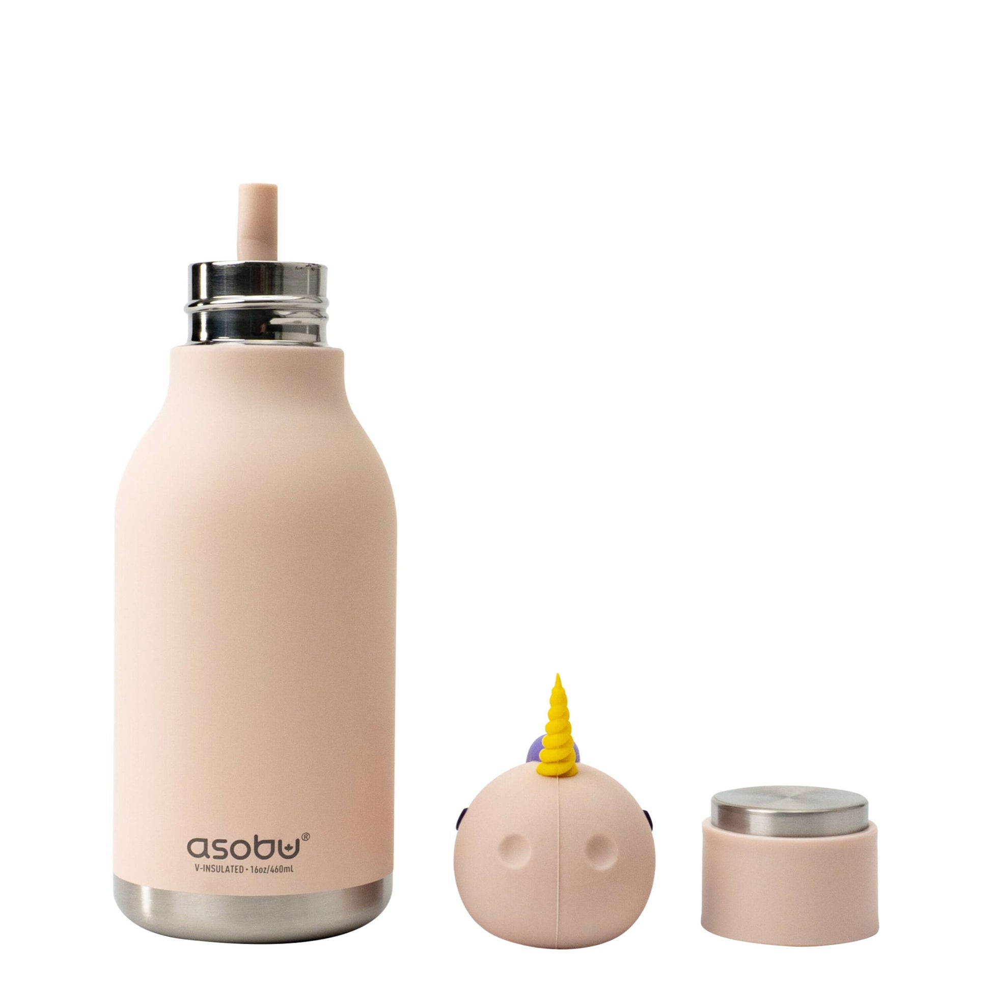 Asobu – Kinder Trinkflasche aus Edelstahl “Bestie Unicorn”, 460 ml