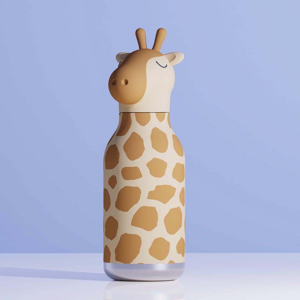 Asobu – Kinder Trinkflasche aus Edelstahl “Bestie Giraffe”, 460 ml