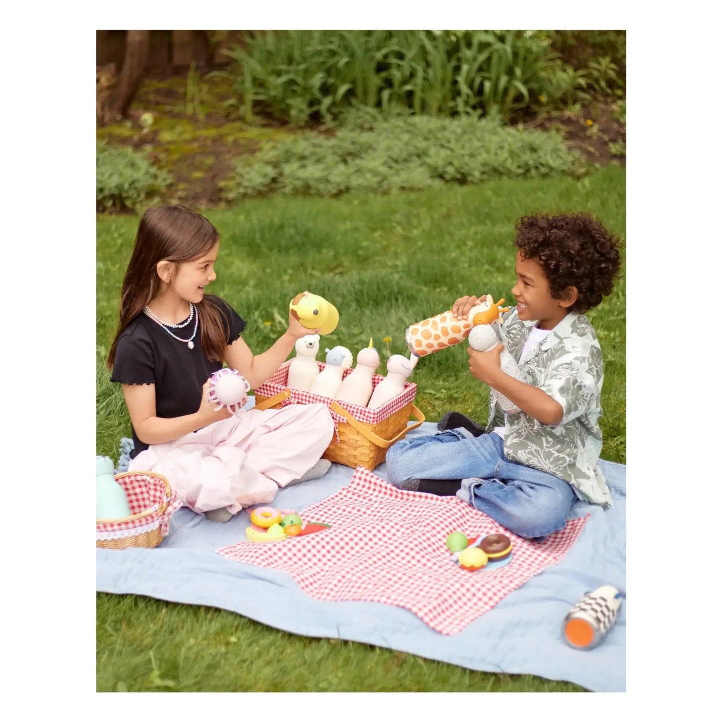 Asobu – Kinder Trinkflasche aus Edelstahl “Bestie Giraffe”, 460 ml