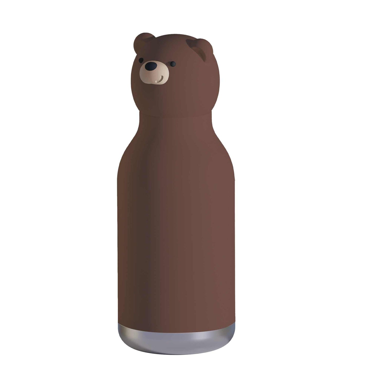 Asobu – Kinder Trinkflasche aus Edelstahl “Bestie Brown Bear”, 460 ml