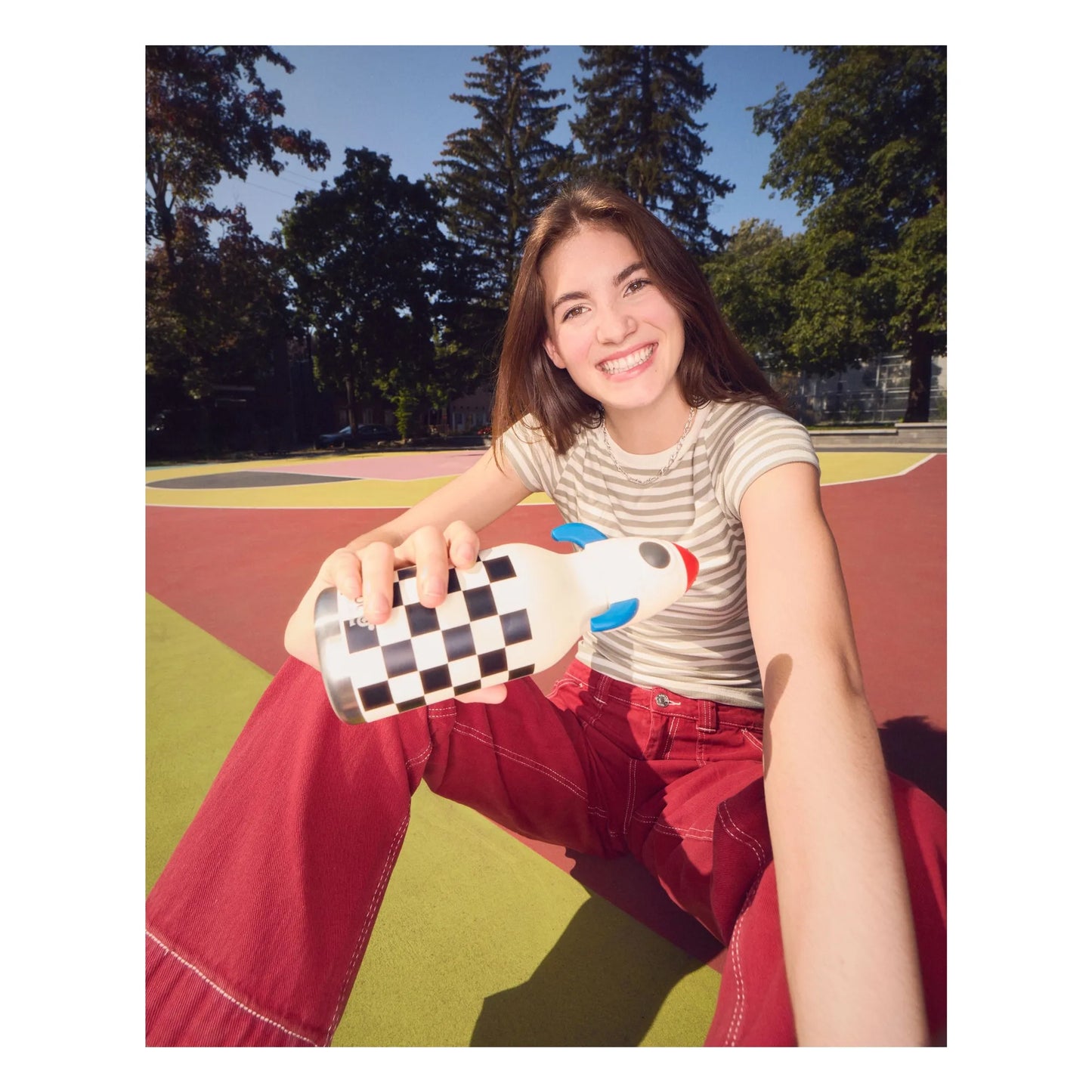 Asobu – Kinder Trinkflasche aus Edelstahl “Bestie Rocket”, 460 ml