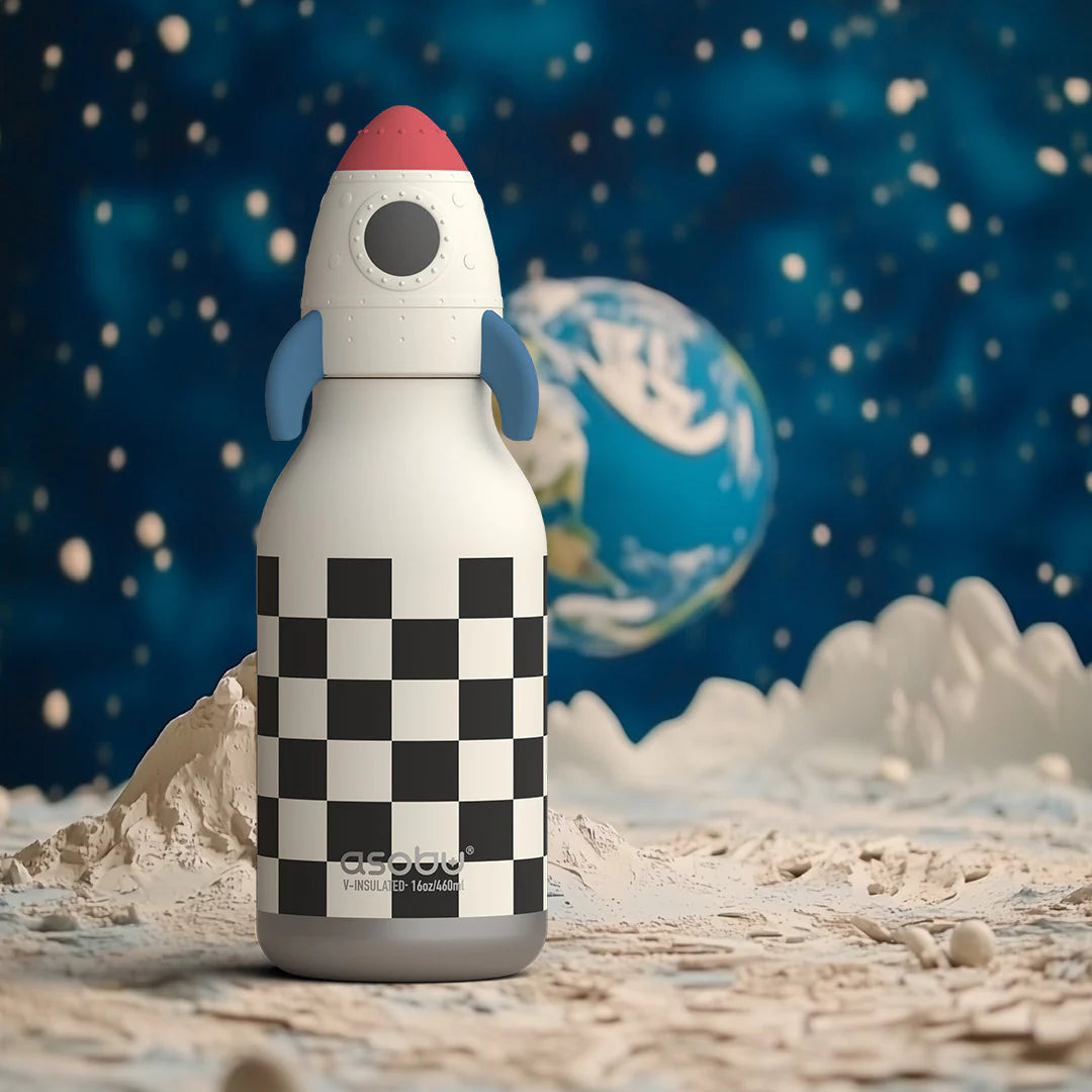 Asobu – Kinder Trinkflasche aus Edelstahl “Bestie Rocket”, 460 ml