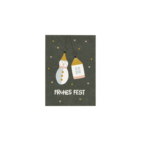 Ava & Yves - Postkarte "Frohes Fest"