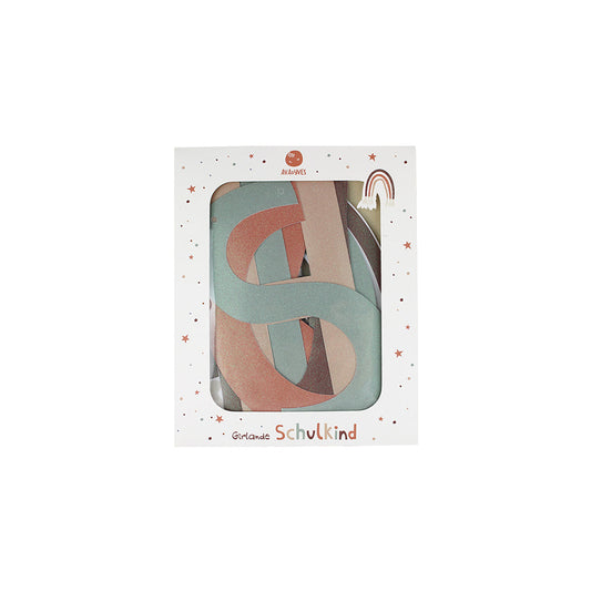 Ava & Yves - Girlande zur Einschulung mit Glitzereffekt "Under the Sea" – Schulkind