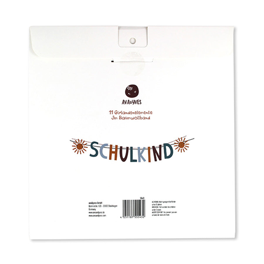 Ava & Yves - Girlande "Schulkind"