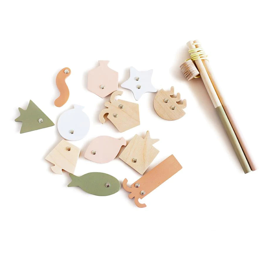 Babai Toys - Angelspiel Geometric Fishes Color