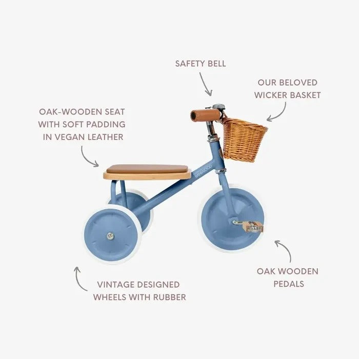 Banwood - Kinder Dreirad Trike Blue
