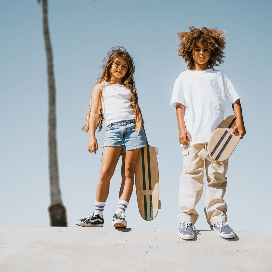 Banwood – Kinder Skateboard aus Ahornholz "Navy"