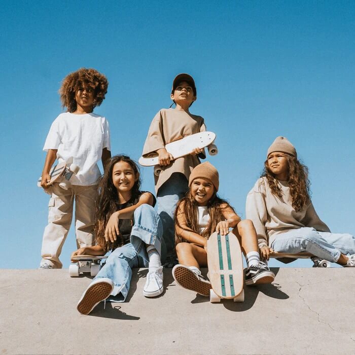 Banwood – Kinder Skateboard aus Ahornholz "White"