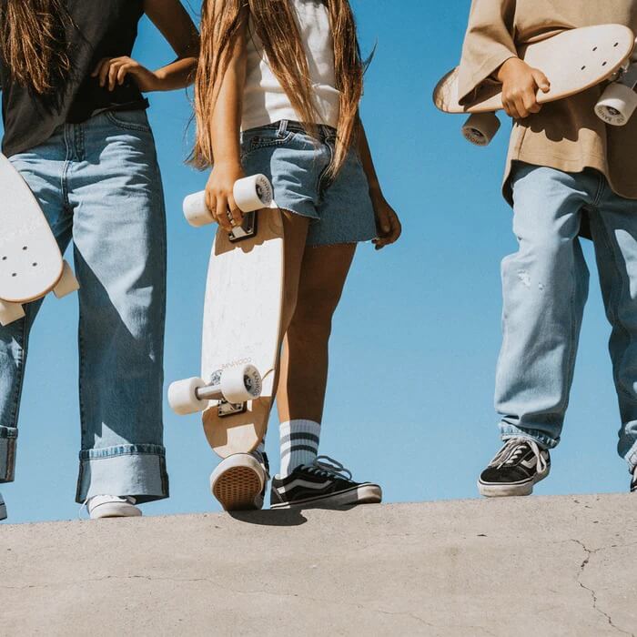 Banwood – Kinder Skateboard aus Ahornholz "Cream"