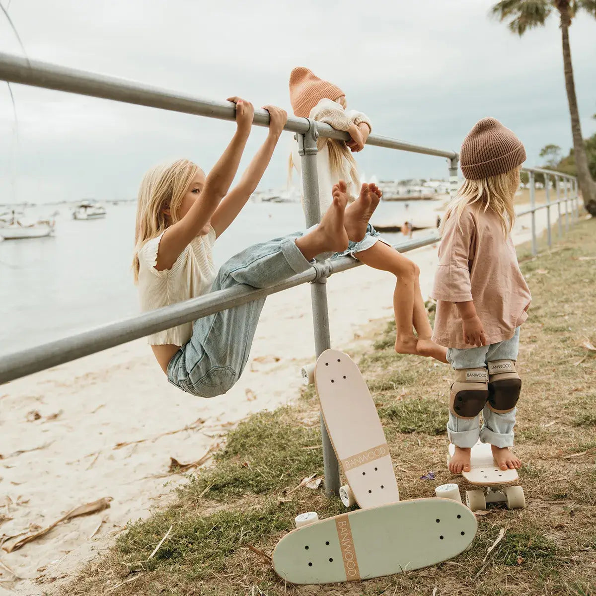 Banwood – Kinder Skateboard aus Ahornholz "Cream"