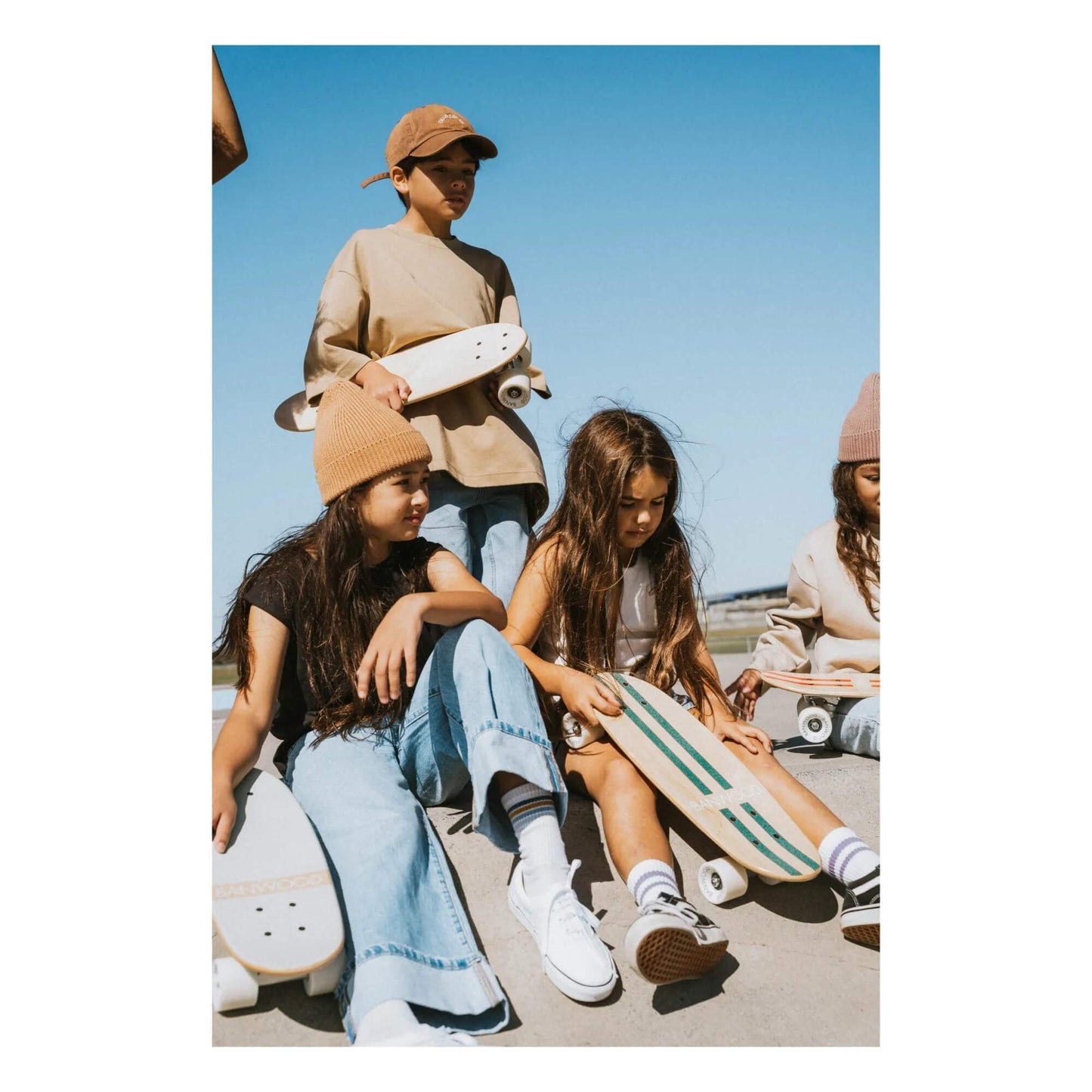 Banwood – Kinder Skateboard aus Ahornholz "Green"