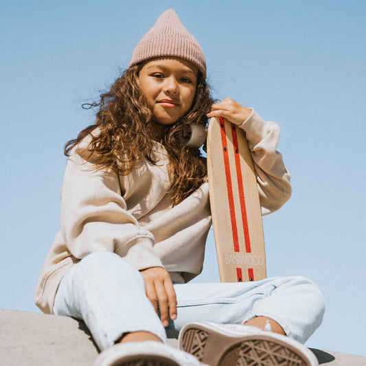 Banwood – Kinder Skateboard aus Ahornholz "Red"