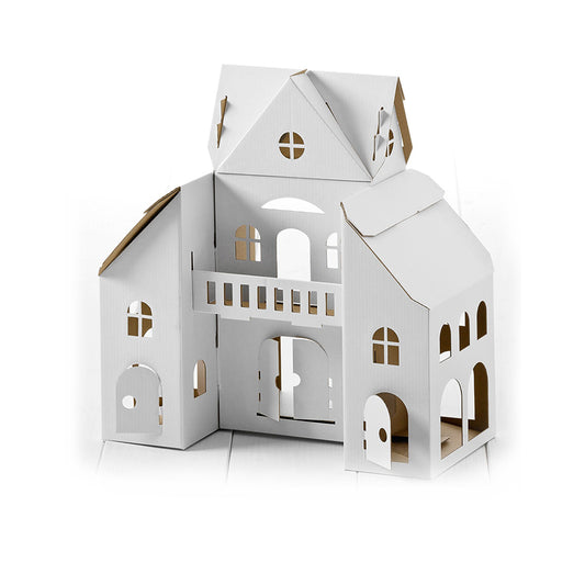 Calafant - Puppenhaus zum Anmalen & Spielen