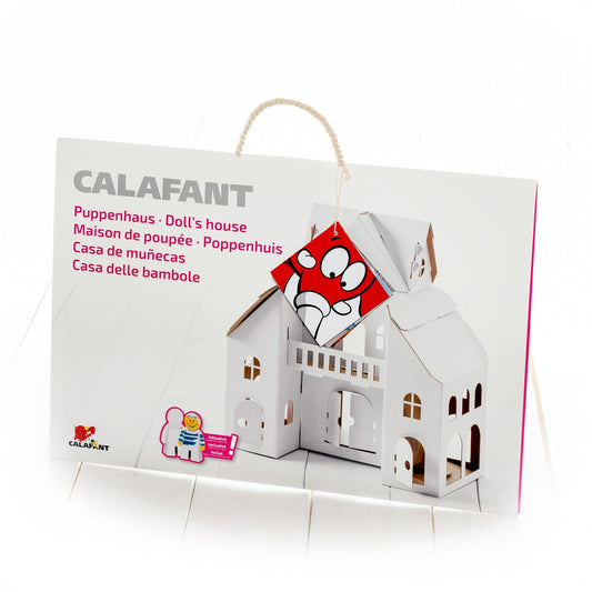 Calafant - Puppenhaus zum Anmalen & Spielen