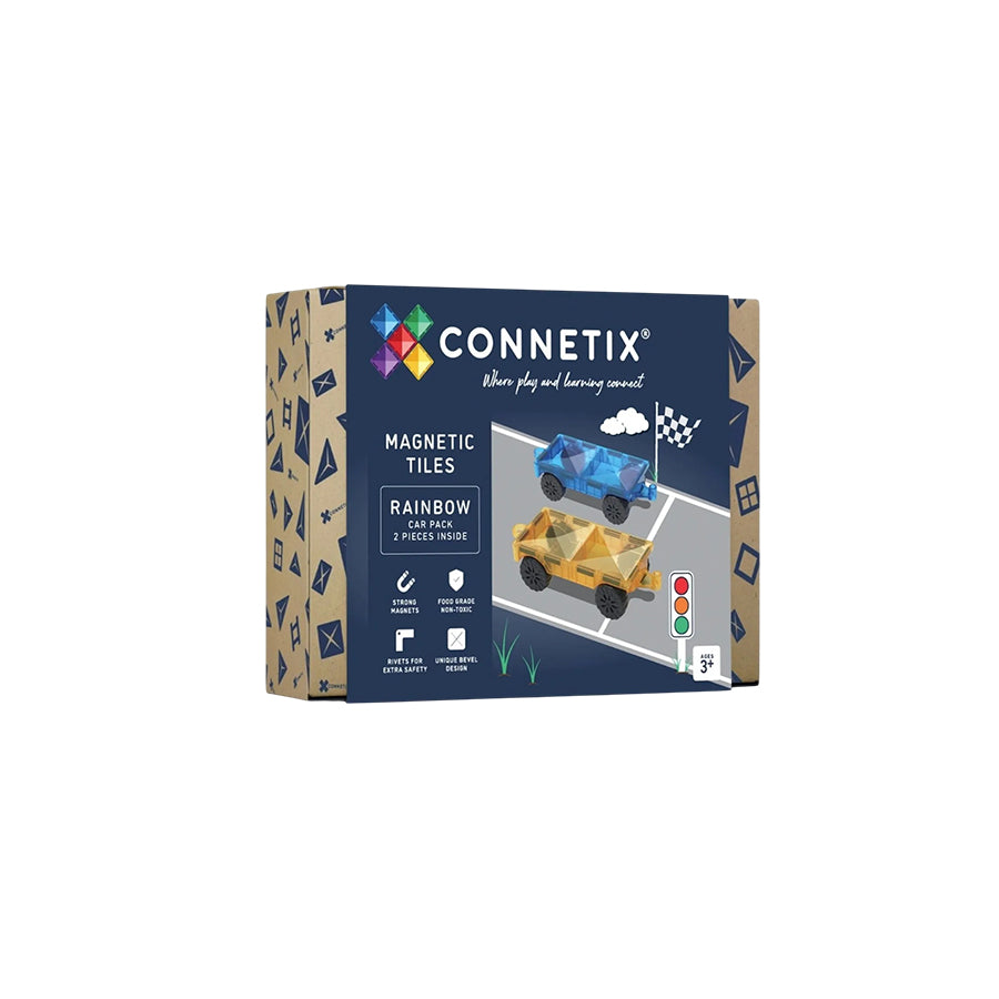 MAGNETBAUSTEINE RAINBOW CAR PACK - 2 TEILE