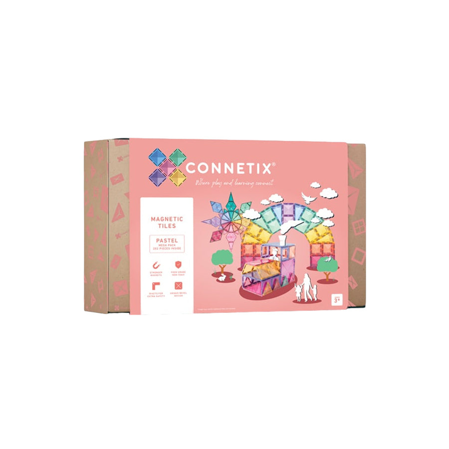 Connetix - Magnetbausteine "Pastel Mega Pack" - 202 Teile