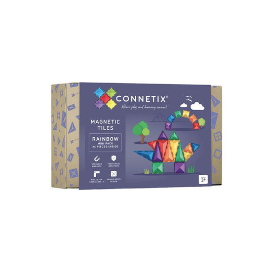 Connetix - Magnetbausteine "Rainbow Mini Pack", 24 Teile