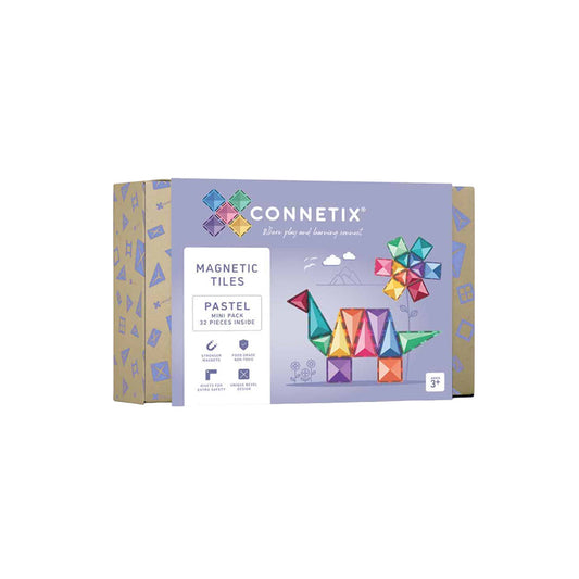 Connetix - Magnetbausteine "Pastel Mini Pack", 32 Teile