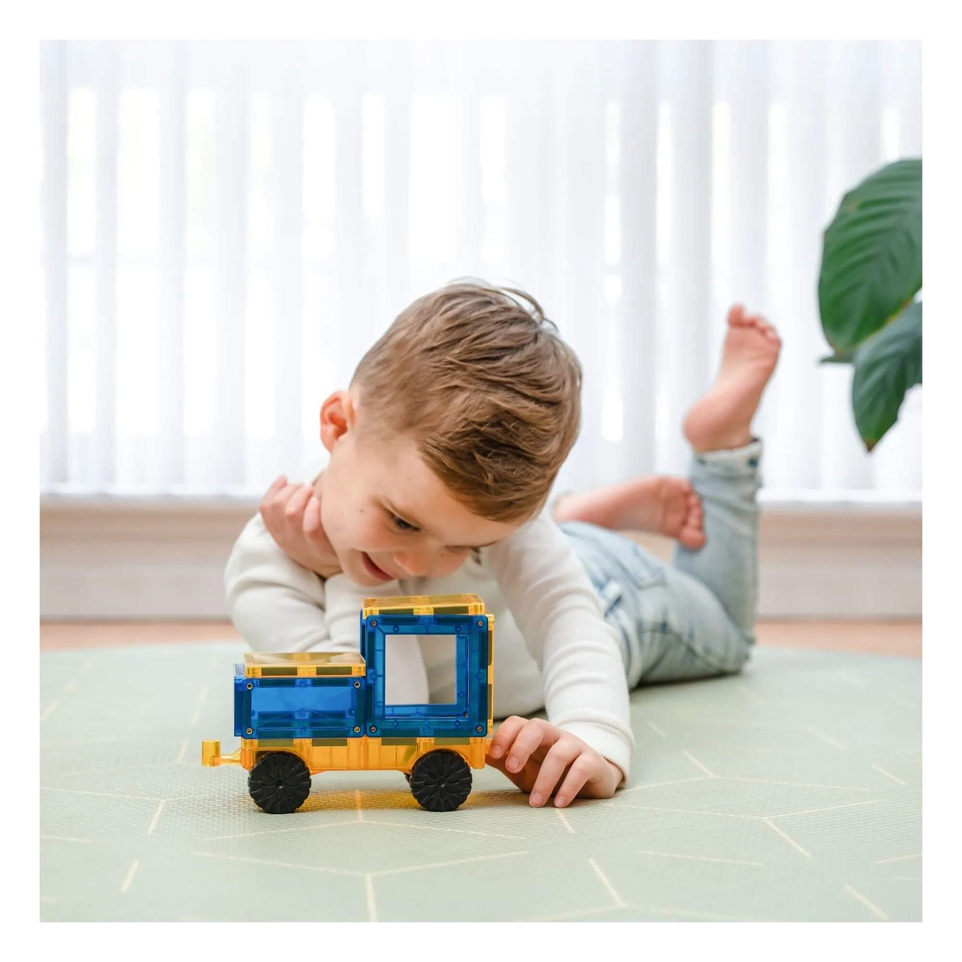 Connetix - Magnetbausteine Kugelbahn Rainbow Super Ball Run, 134 Teile