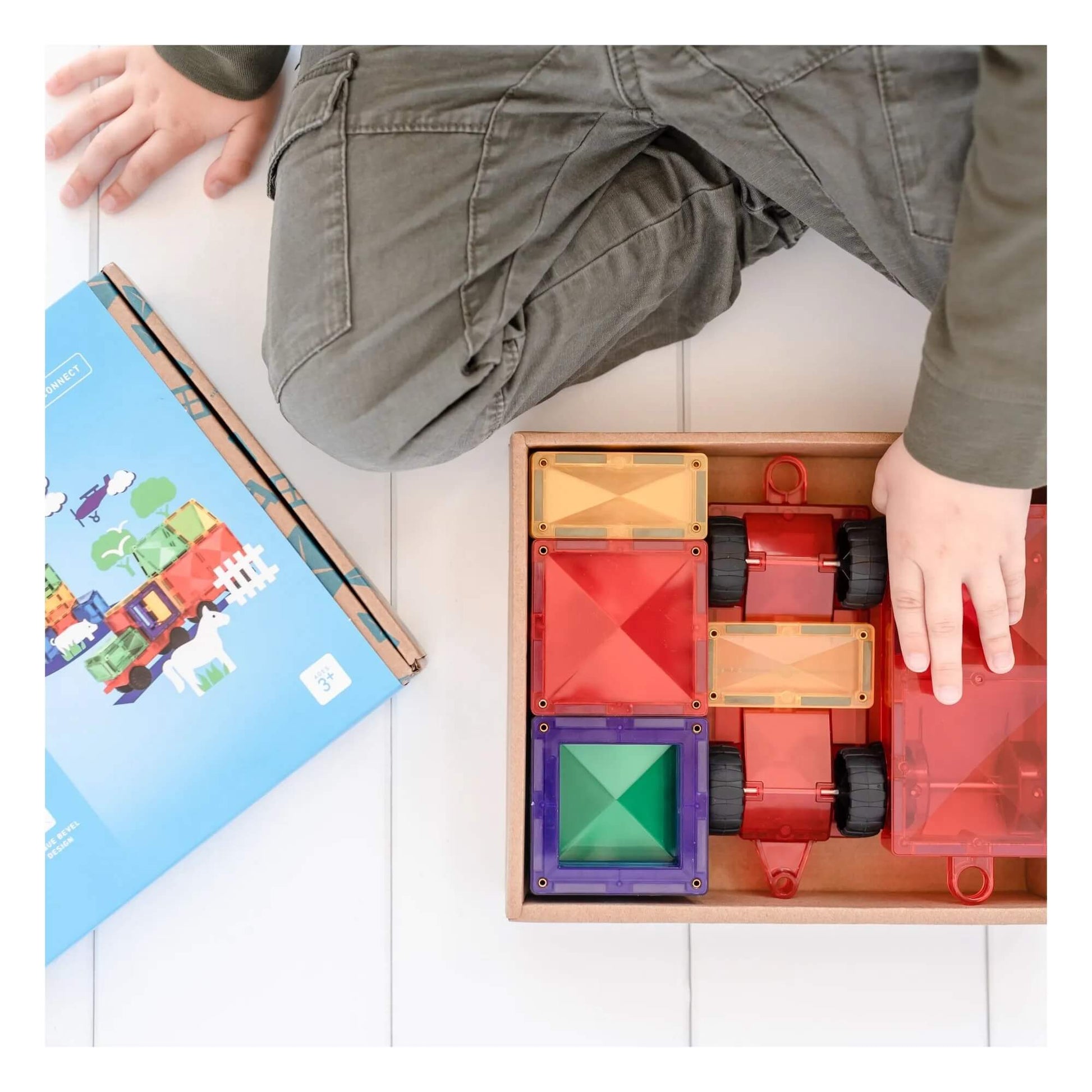 Connetix - Magnetbausteine "Rainbow Motion Pack", 24 Teile