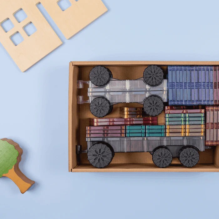 Connetix - Magnetbausteine "Pastel Transport Pack", 50 Teile